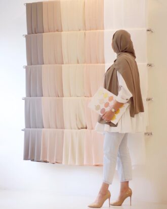 شال نسکافه ای در هفت رنگ زیبا