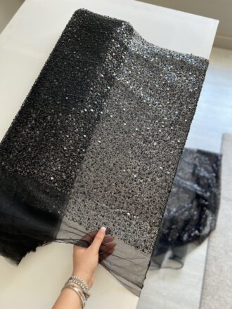 پارچه فول سنگ الماس بلک